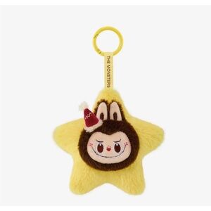 Labubu Monster Classic Hanging Charm Ornament Sparkly Plush Pendant sealed.